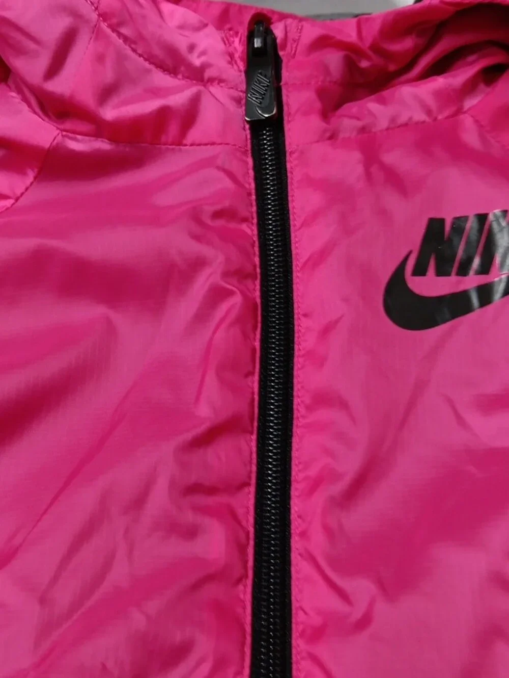 Nike Girls' Bright Pink Hooded Coat